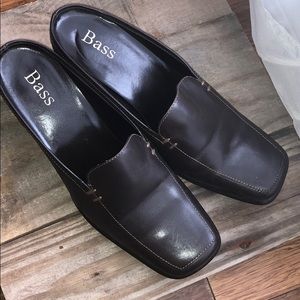 Bass Brown leather mules, size 6 1/2 women’s
